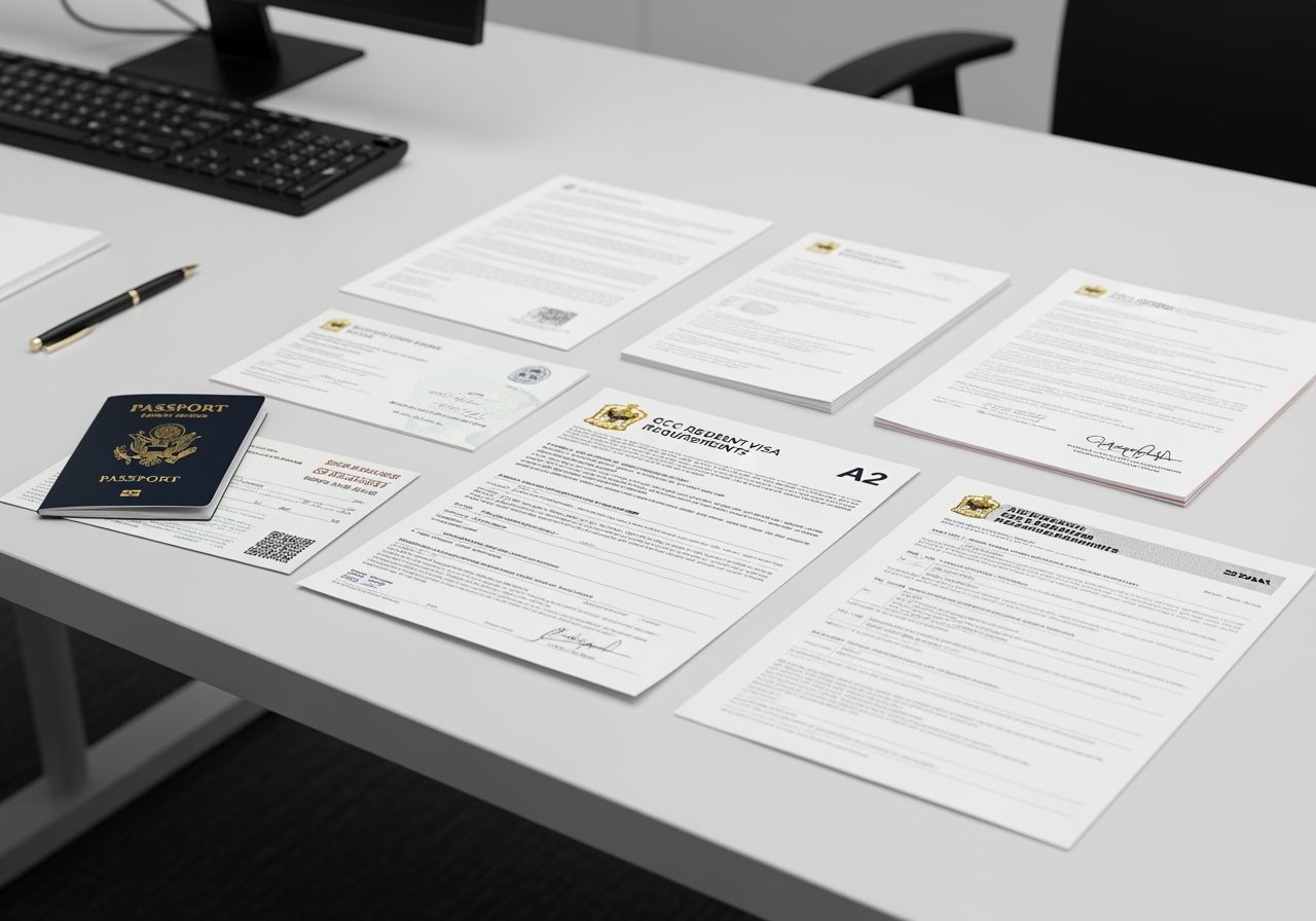 A2 GCC Resident visa requirements and documentation