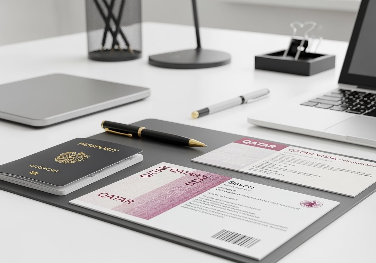 Austrian passport and Qatar visa documents preparation