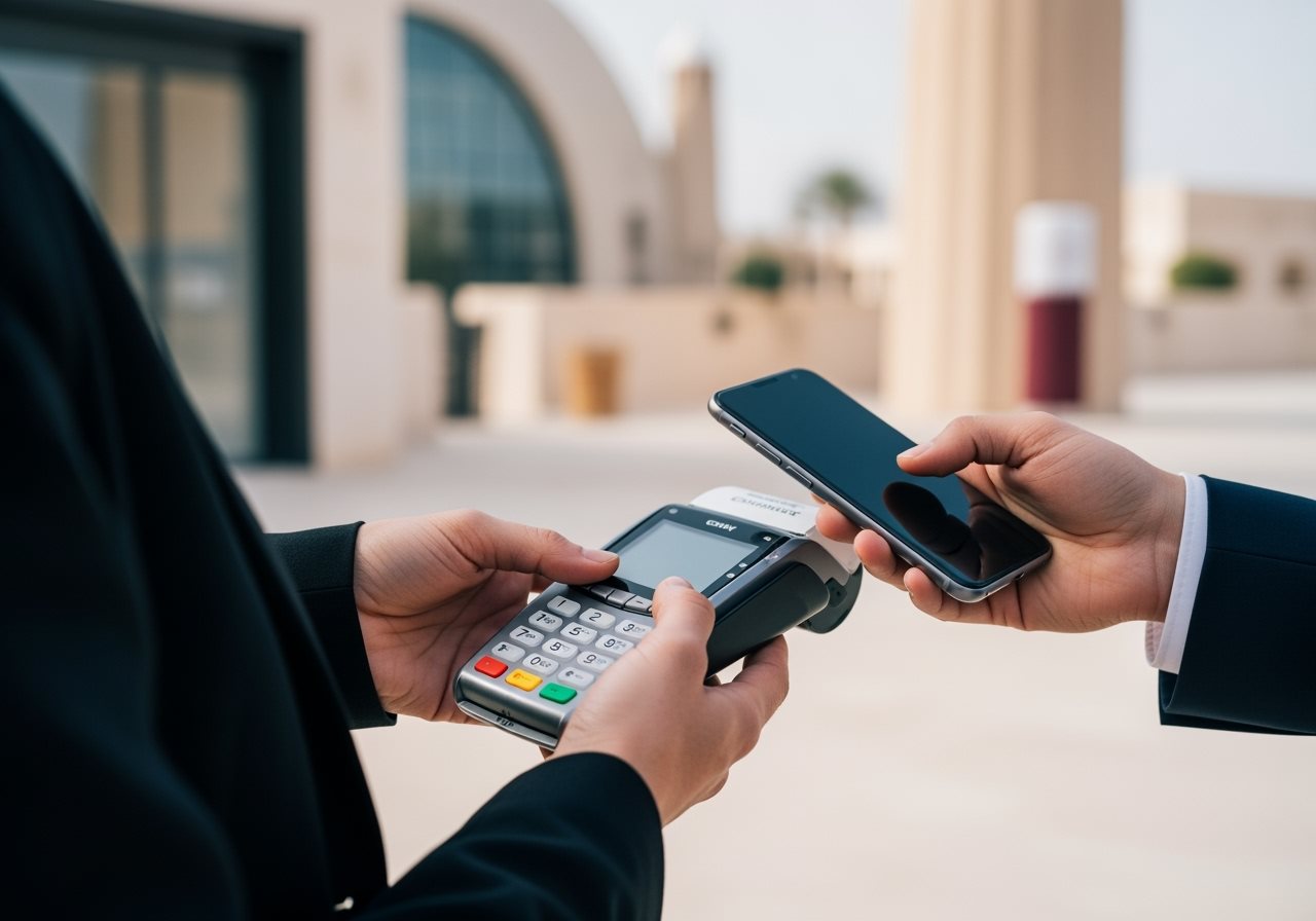 Credit card payment processing for Qatar e-Visa with secure online transaction