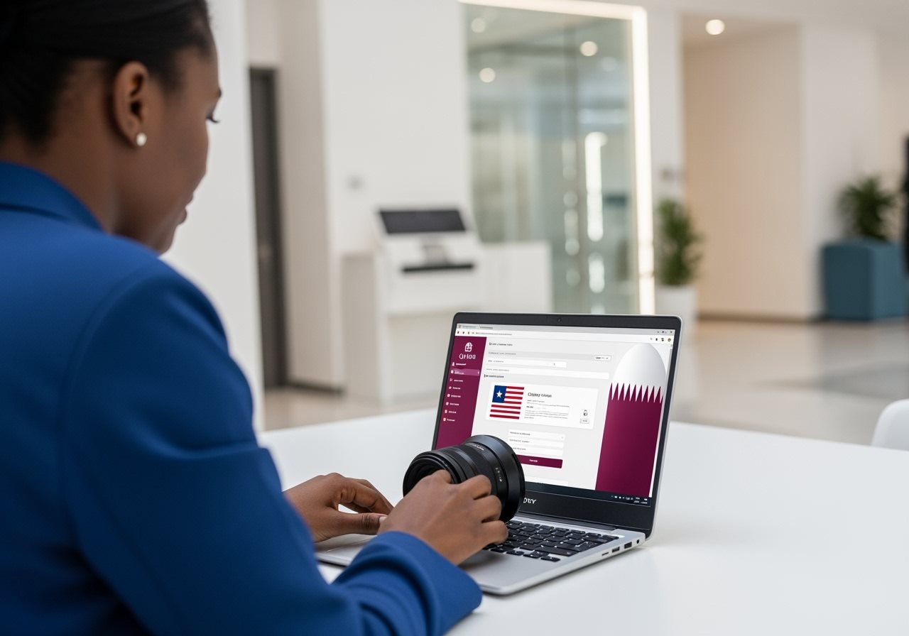 Qatar e-Visa application process for Liberian citizens