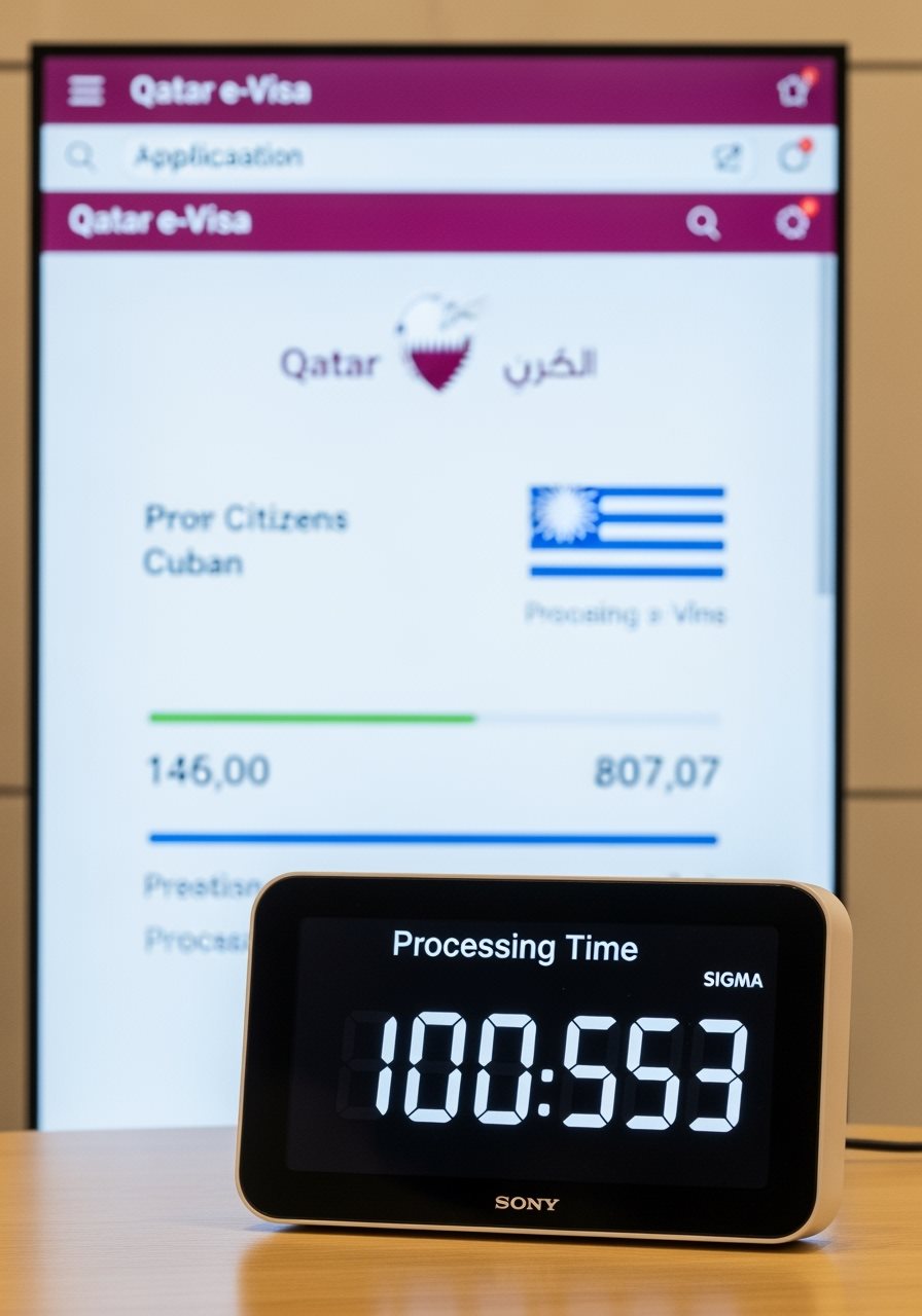Qatar e-Visa processing time for Cuban citizens