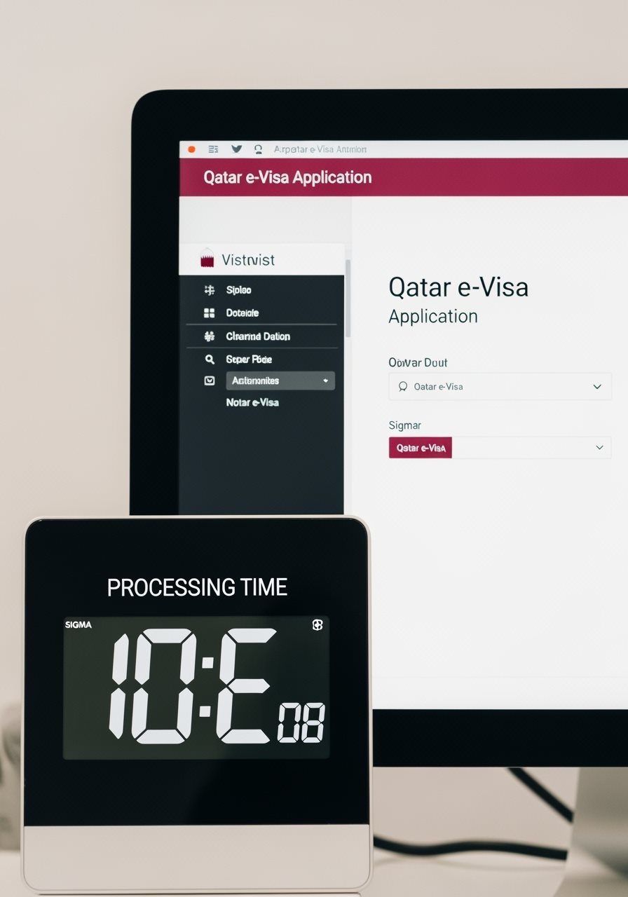 Qatar e-Visa processing time