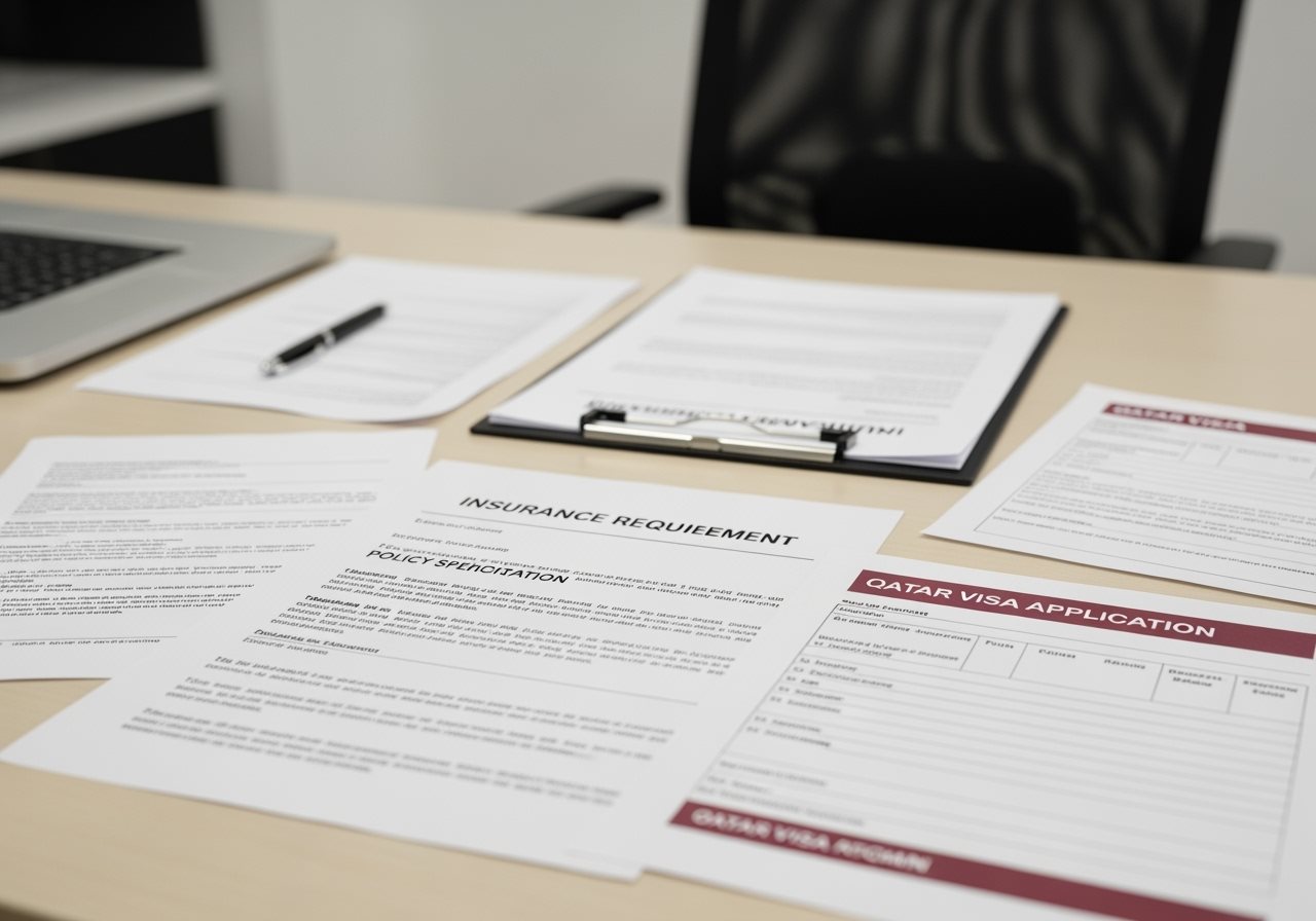Insurance requirements and policy specifications for Qatar e-Visa