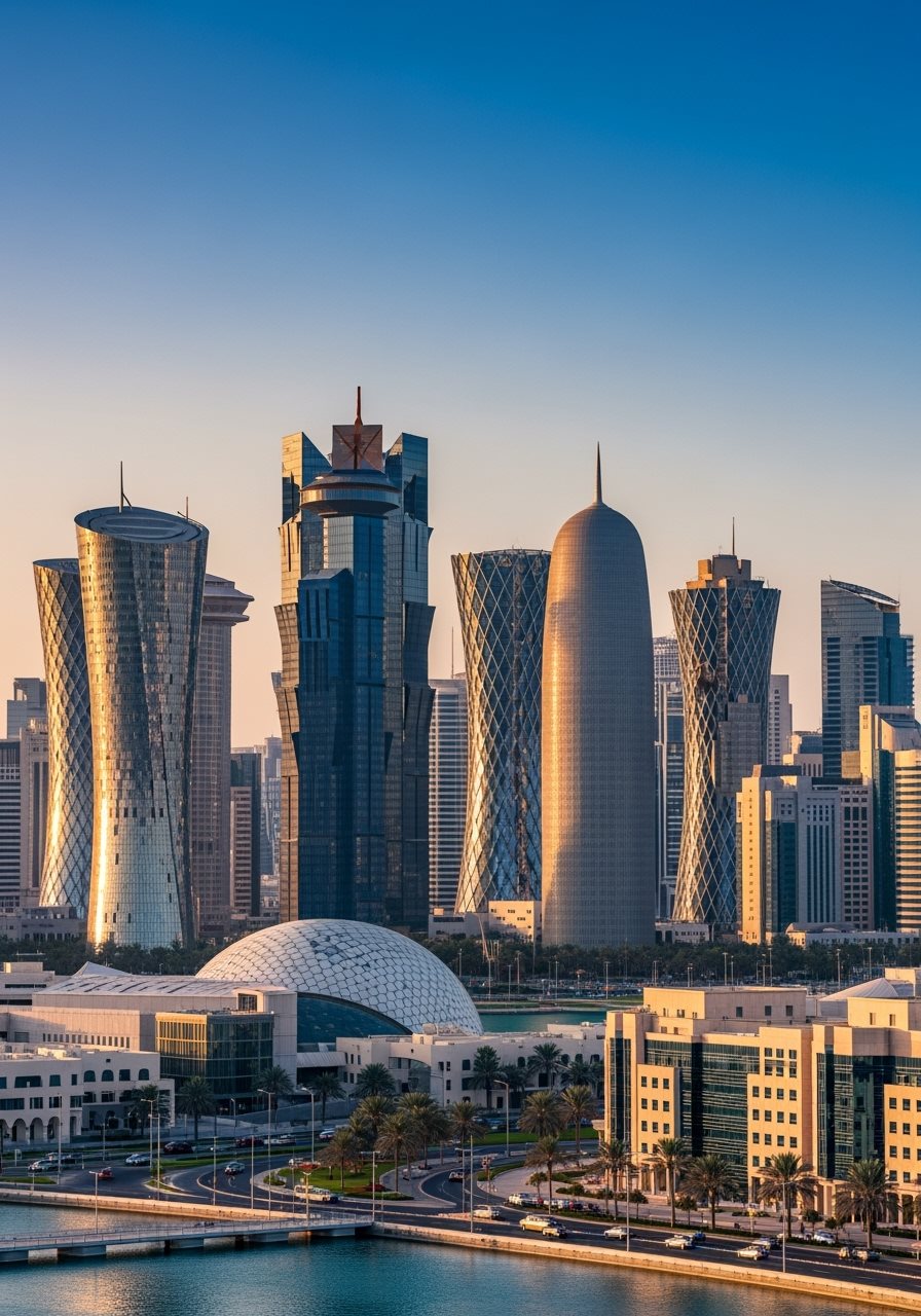 Qatar Doha Skyline ETA Destination
