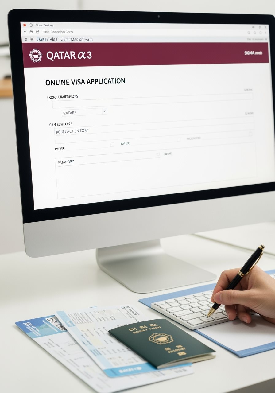 Qatar e-Visa application process for South Korean citizens