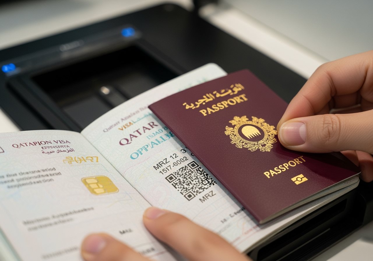 Passport preparation and scanning requirements for Qatar e-Visa