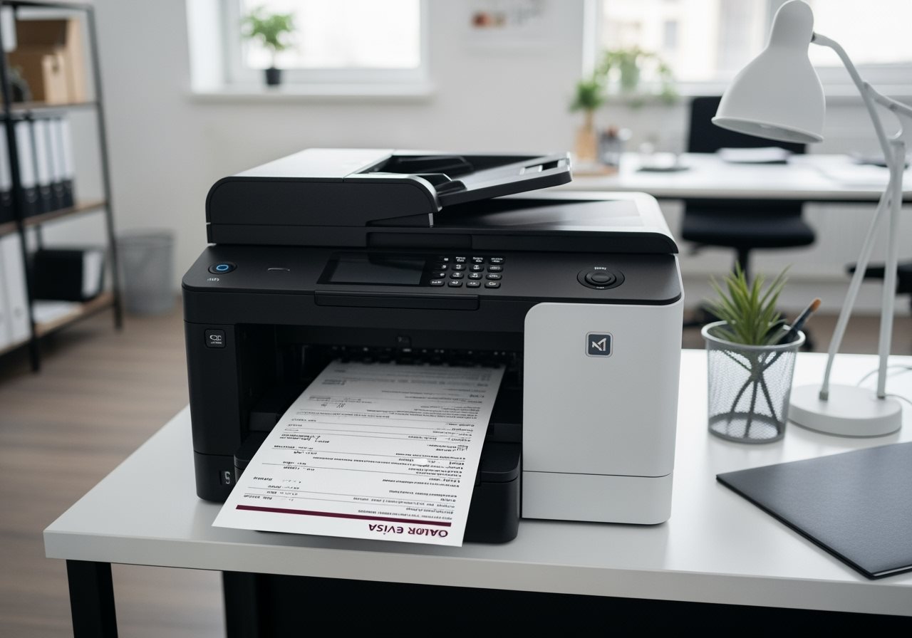 Qatar e-Visa printing process and document quality requirements