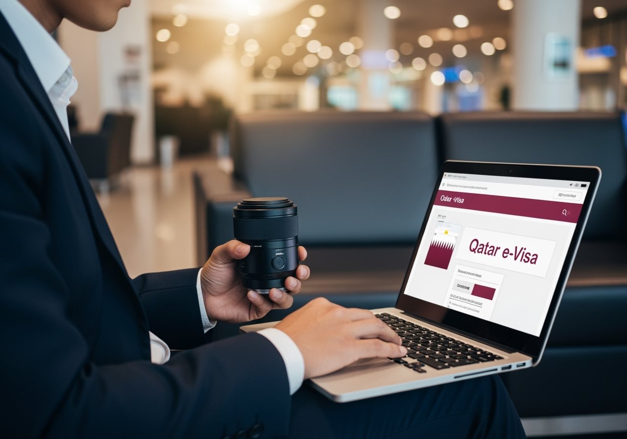 Filipino traveler applying for Qatar e-Visa online