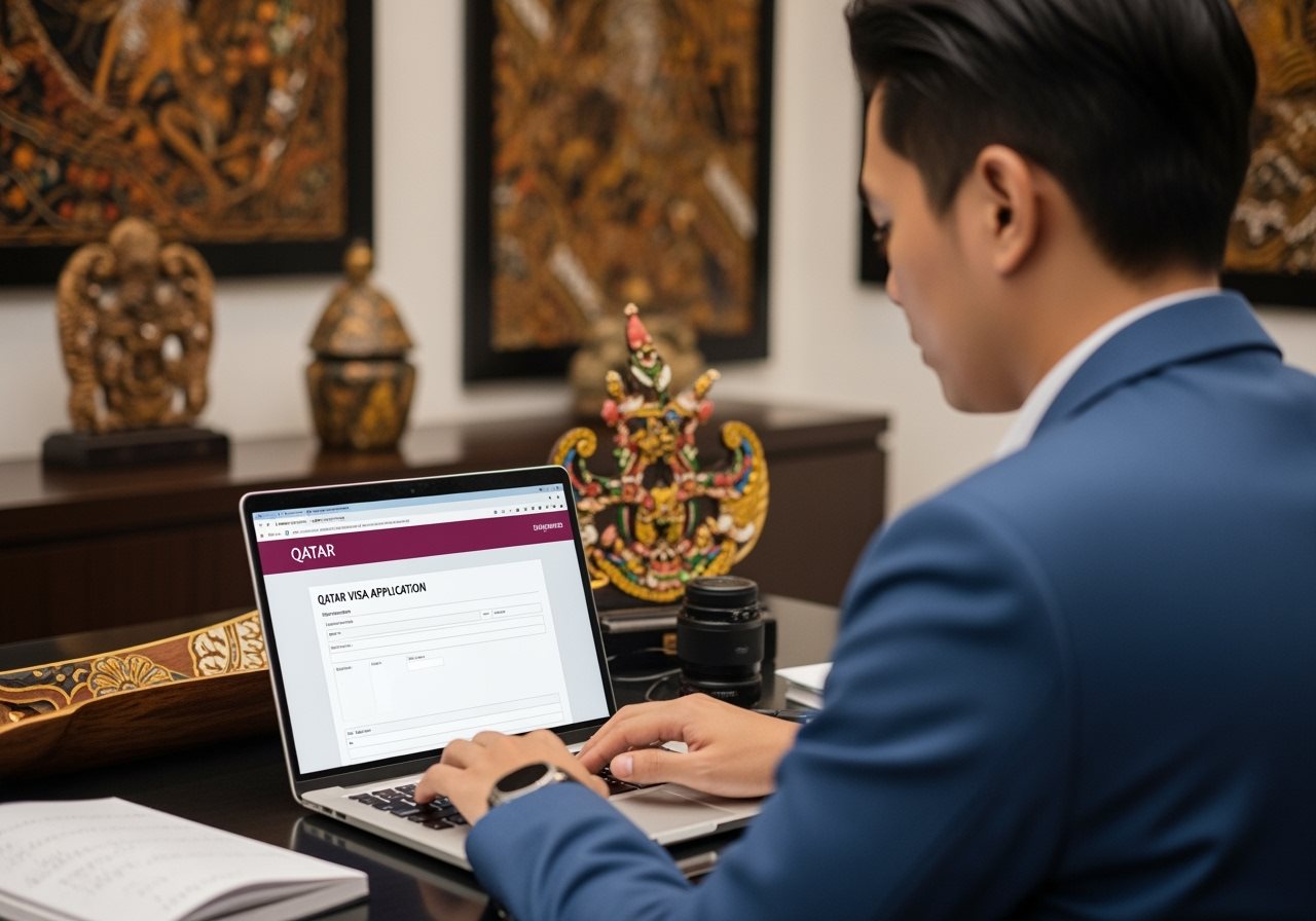 Indonesian citizen applying for Qatar e-Visa online