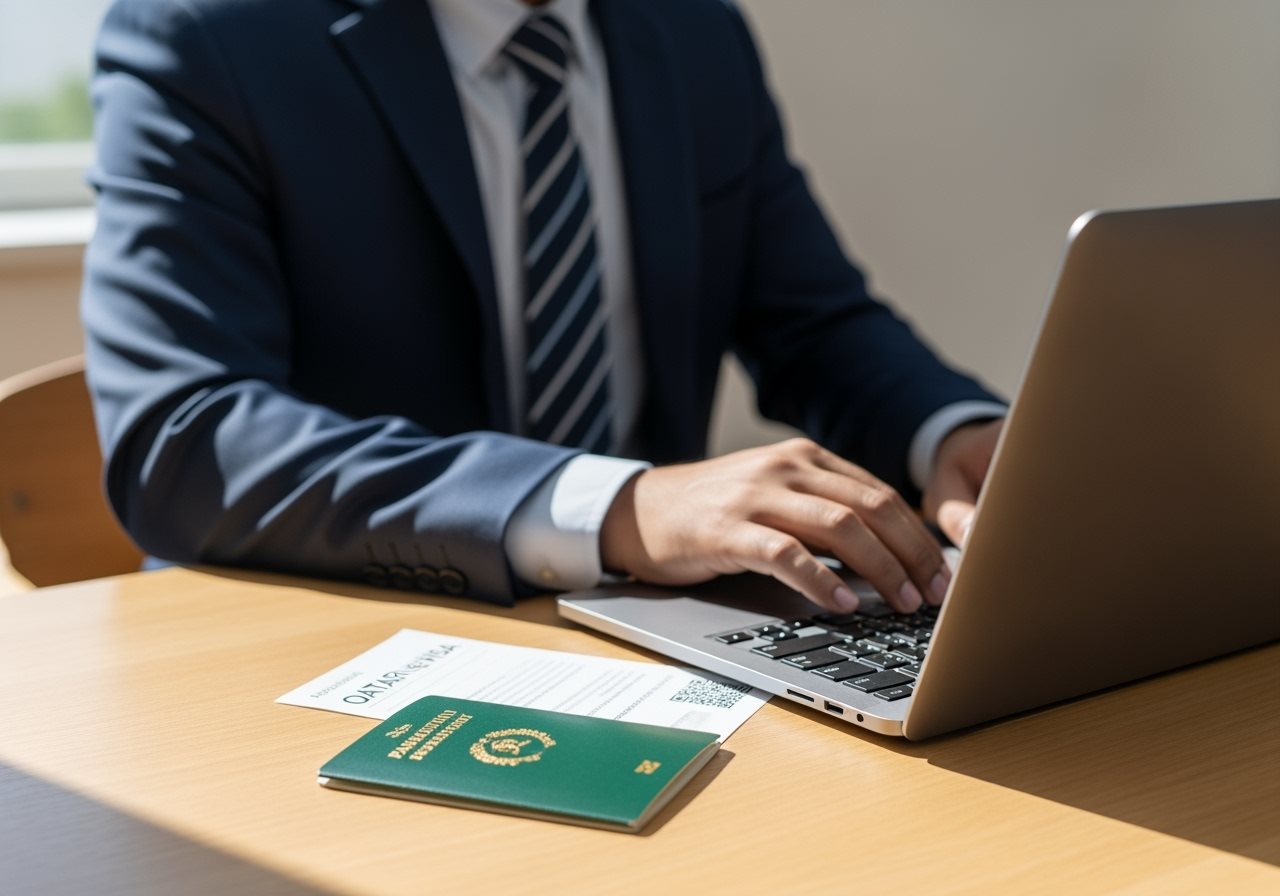 Pakistani citizen applying for Qatar e-Visa online