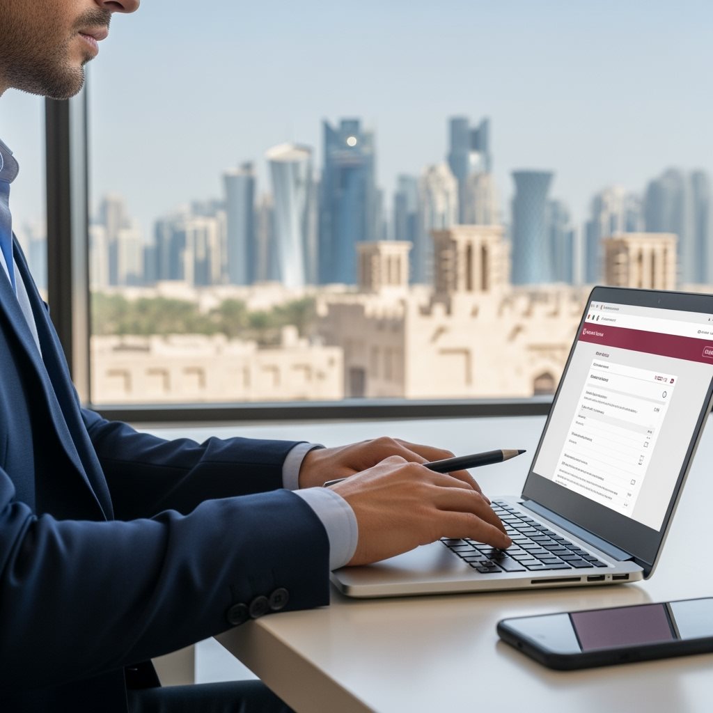 Swiss citizen applying for Qatar e-Visa online