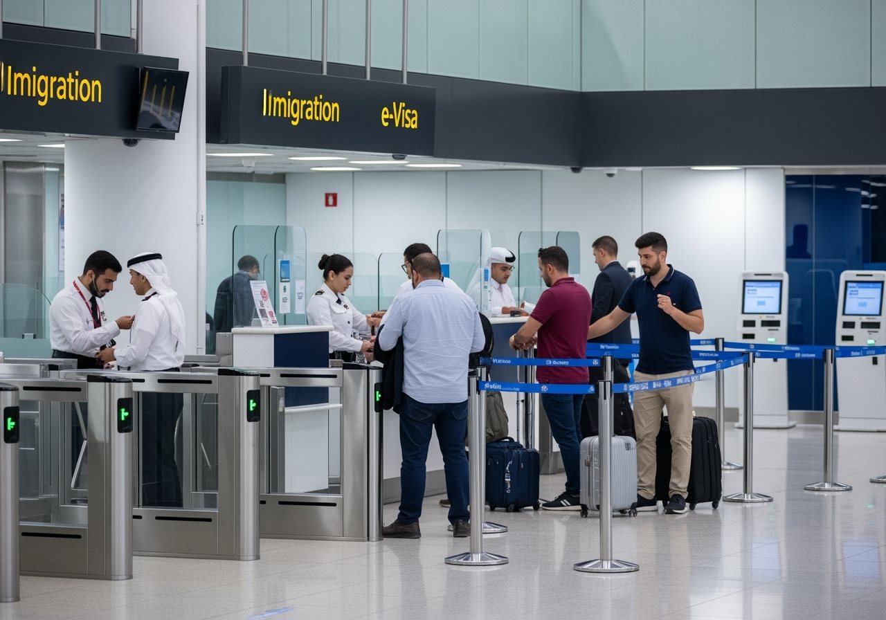 Qatar airport immigration procedures for Taiwanese citizens