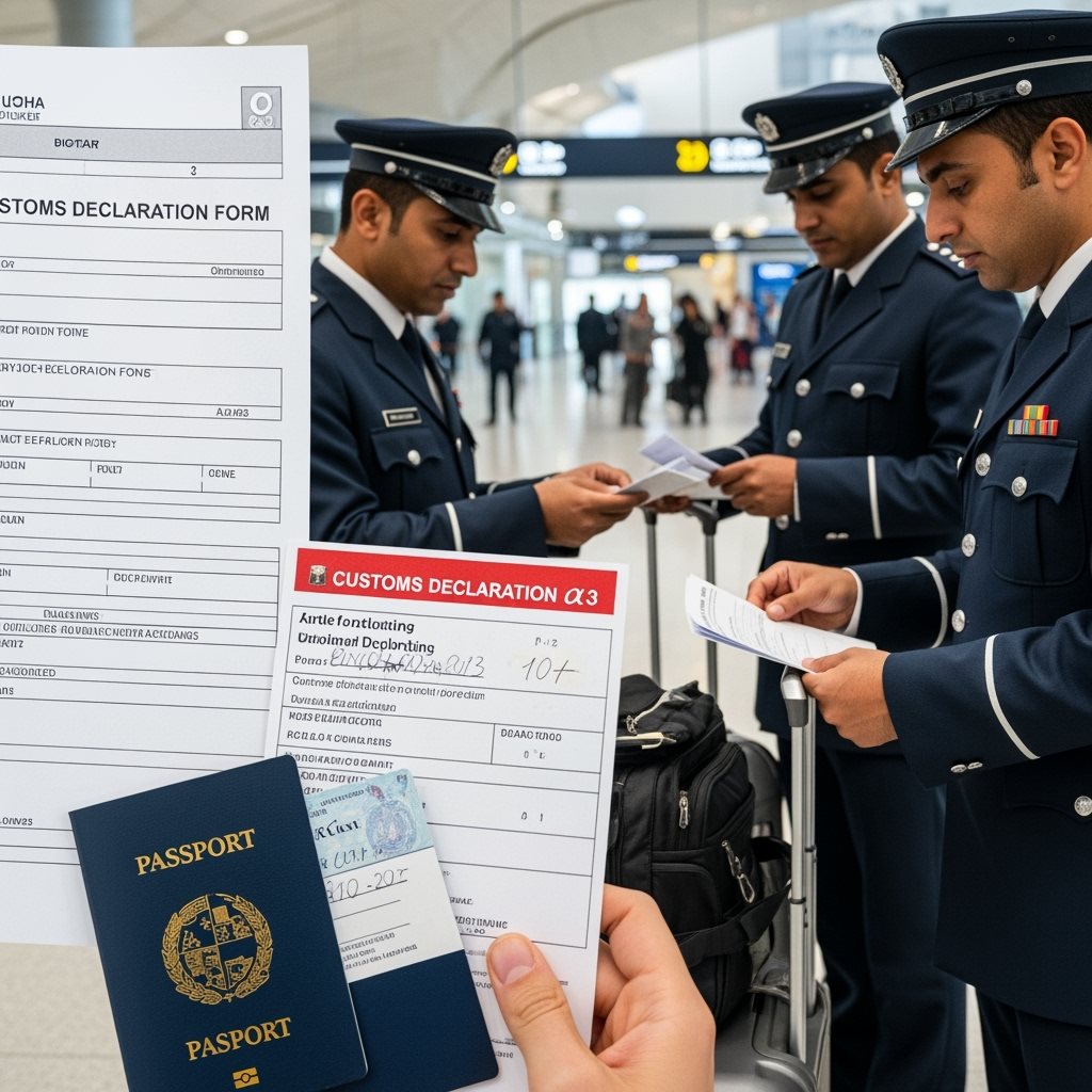 Qatar customs declaration form and documents