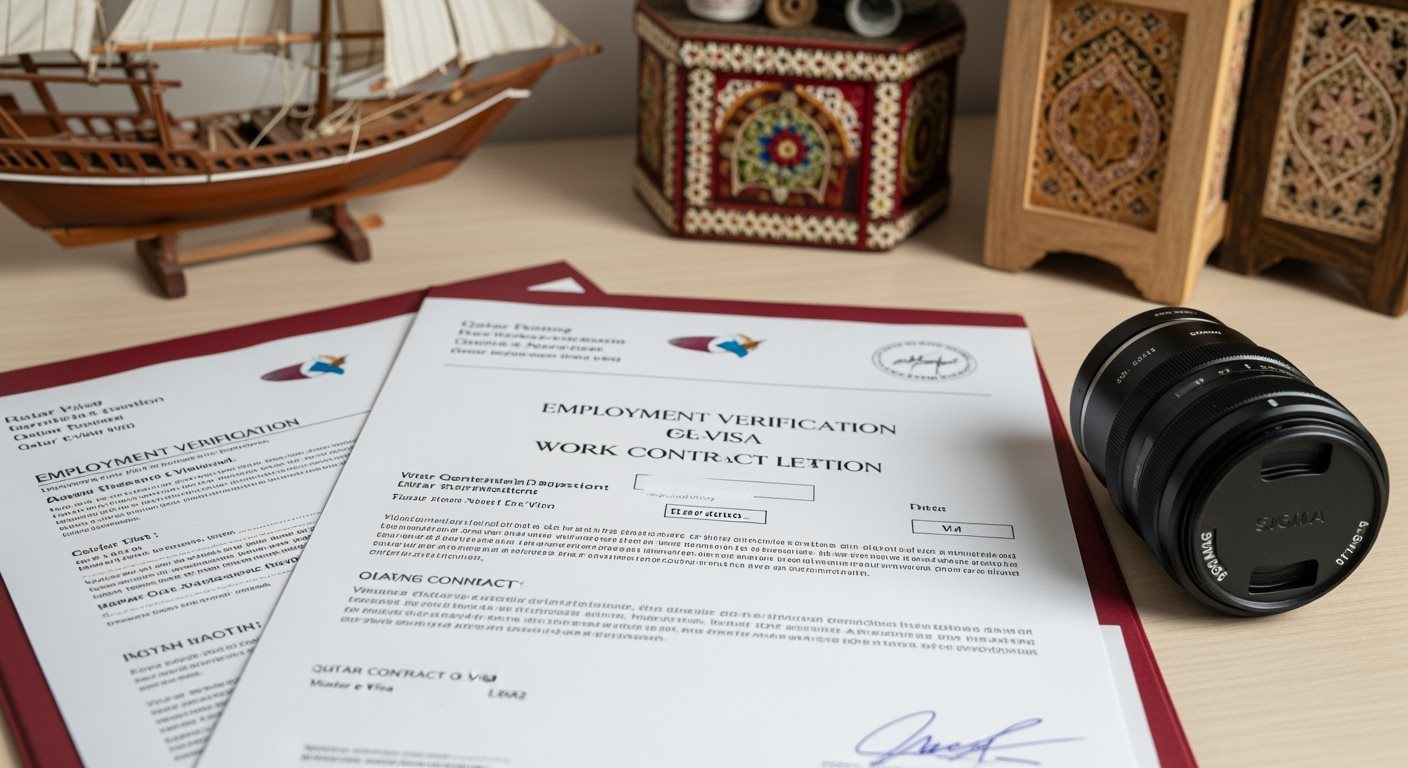 Qatar e-Visa Employment Letter Documentation