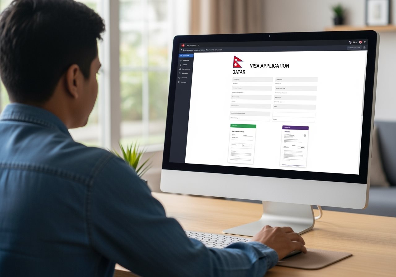 Qatar e-Visa application process for Nepalese citizens