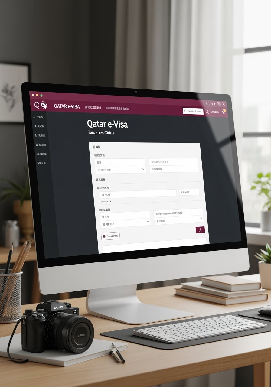 Qatar e-Visa application process for Taiwanese citizens