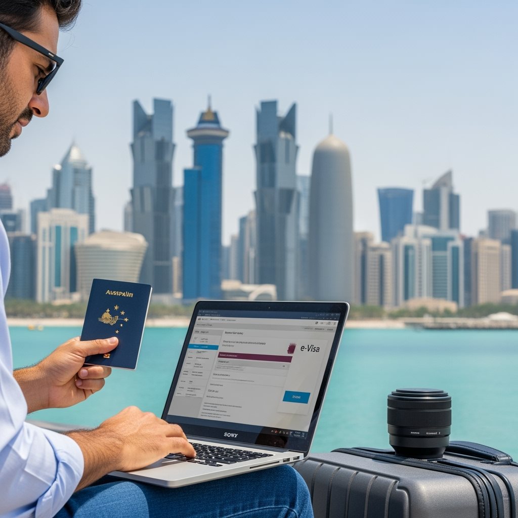 Australian citizen applying for Qatar e-Visa online