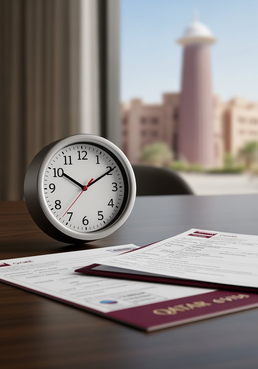 Qatar e-Visa processing time and fees