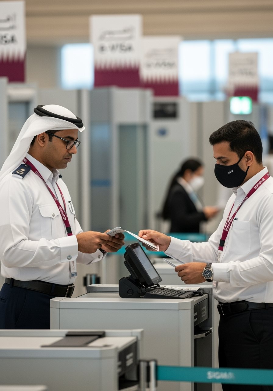 Qatar immigration control for Uruguayan e-Visa holders