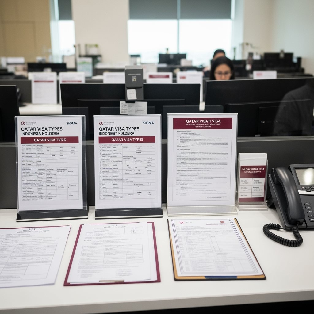 Qatar visa types for Indonesian citizens