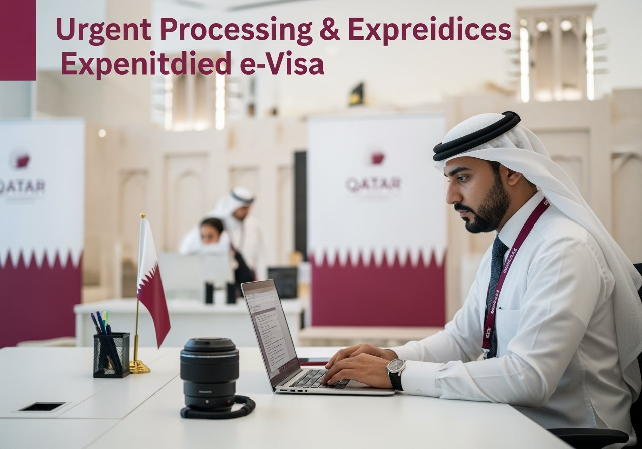 Urgent processing options and expedited services for Qatar e-Visa