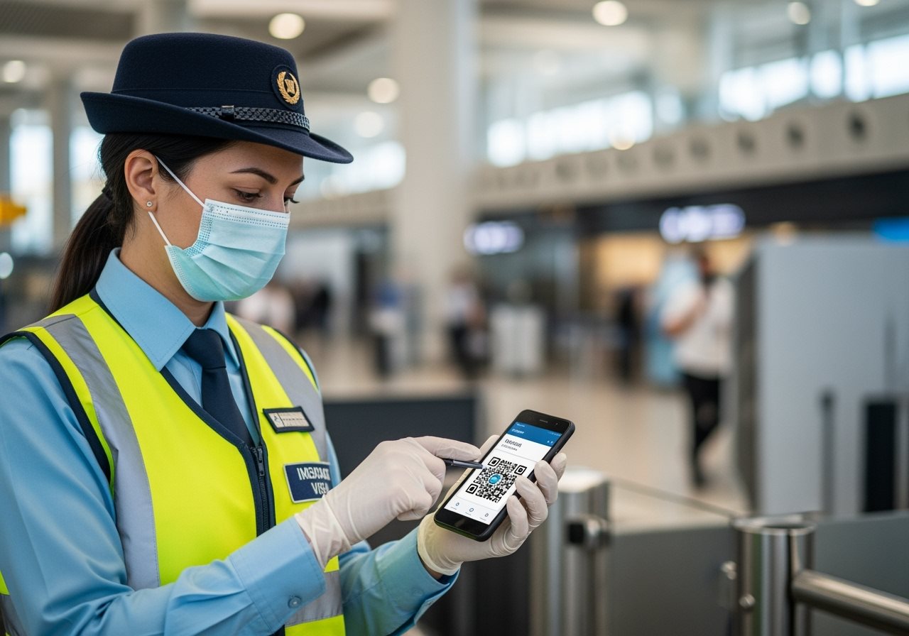 Using Digital Visa Copy at Airport